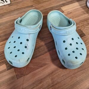 CROCS Light Blue Slip-On Clogs